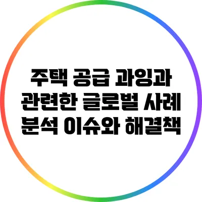 주택 공급 과잉과 관련한 글로벌 사례 분석: 이슈와 해결책